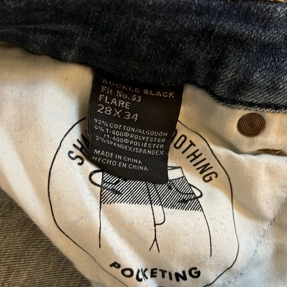 buckle black flare jeans - Picture 7 of 7